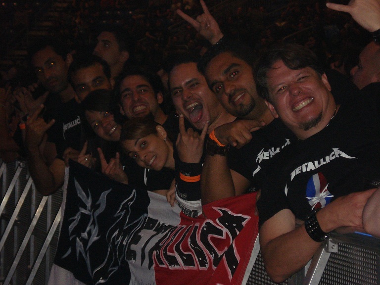 Justo frente al escenario en concierto de San Juan, Puerto Rico 14 de Marzo 2010